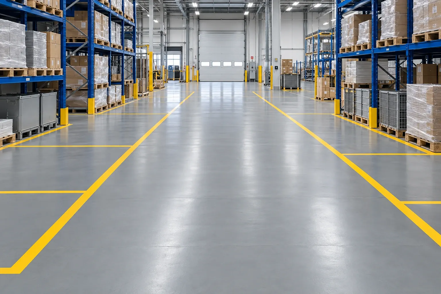 Warehouse striping & markings